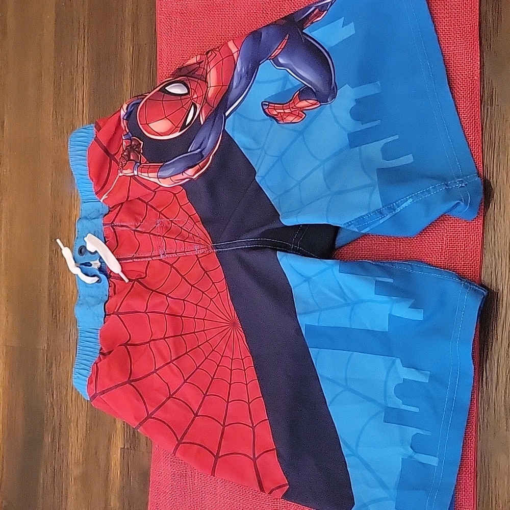 Spider Man Swim Trunks